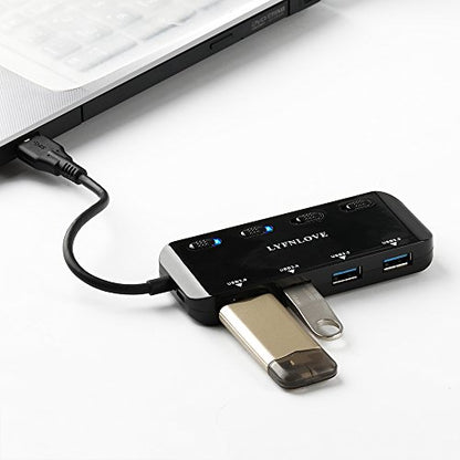 LYFNLOVE 4-Port USB Hub USB 3.0 Model HUB024