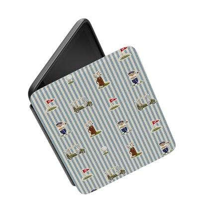 Casely 7-Inch Kindle Case Clubhouse The Caddie Print Compatible with Kindle Colorsoft and Kindle Paperwhite 12th Gen 2024 Models
