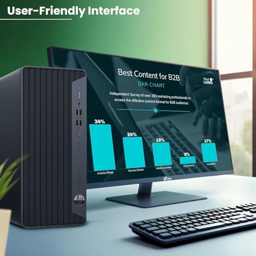HP ProDesk 600 G6 SFF Business Desktop Computer, Intel Core i5-10400F, 16GB DDR4 RAM, 1TB SSD, GeForce GT 610 2GB, Windows 11 Pro