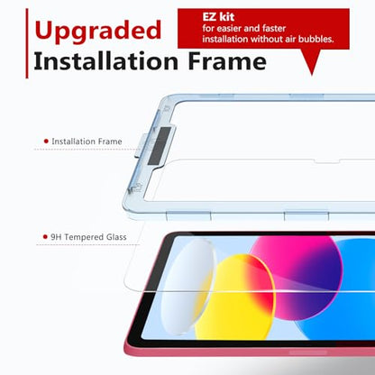 BERSEM 10.9 Inches iPad (11th / 10th Gen) Tempered Glass Screen Protector