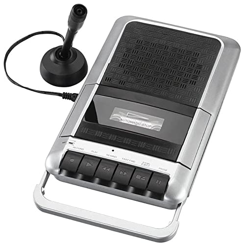 ProScan Cassette Player & Recorder PRC124AMZ 1.74 lb, 11.89 x 5.83 x 2.48 in, Analog, Black