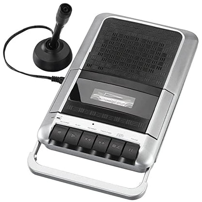 ProScan Cassette Player & Recorder PRC124AMZ 1.74 lb, 11.89 x 5.83 x 2.48 in, Analog, Black