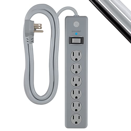 GE 6-Outlet 120V Surge Protector with 8 Ft Cord Model 61344