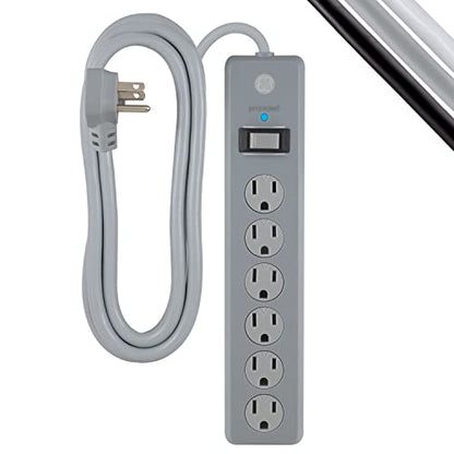 GE 6-Outlet 120V Surge Protector with 8 Ft Cord Model 61344