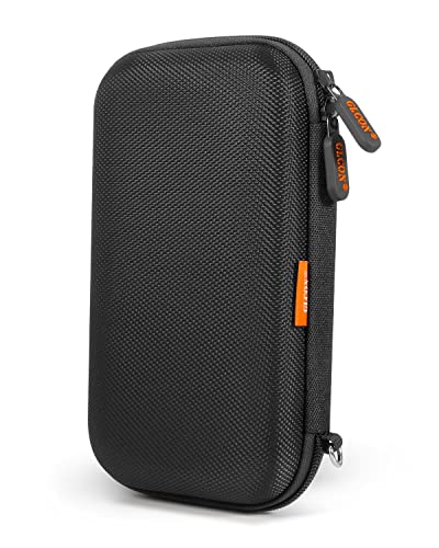 GLCON 1.9 Inches 8541665179 External Hard Drive Case - Solid Black - Portable - Shockproof