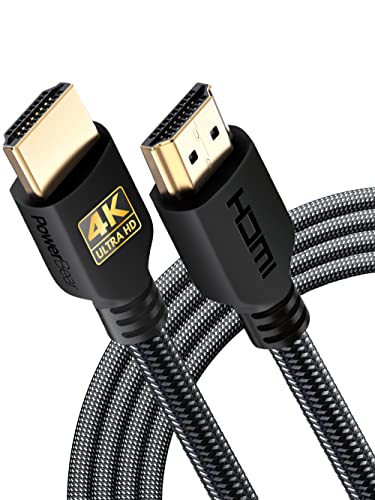PowerBear 10 Feet Male-to-Male HDMI Cable 4K @ 60Hz CL3