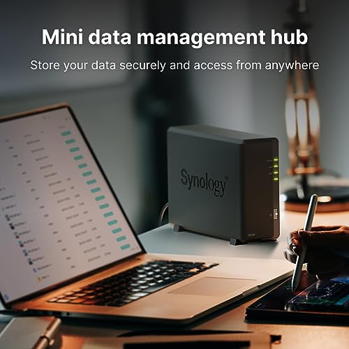 Synology DS124 Network Attached Storage (NAS) 1-Bay Model