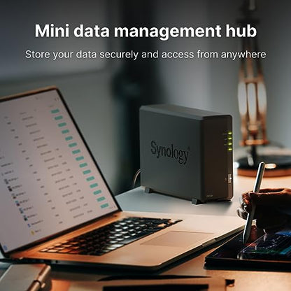 Synology DS124 Network Attached Storage (NAS) 1-Bay Model