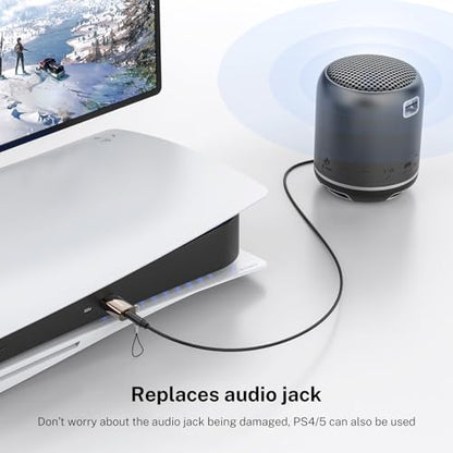 MOSWAG USB to 3.5mm Audio Jack Adapter 1 Count