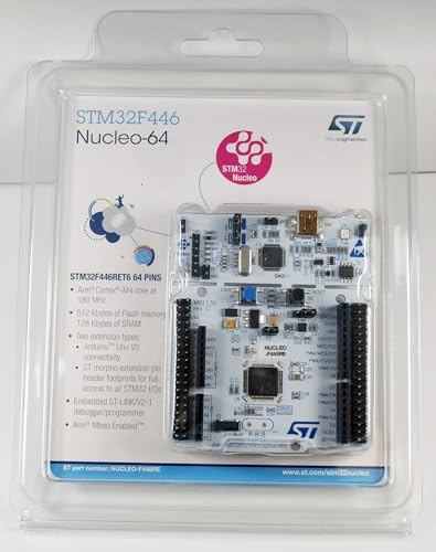 STMicroelectronics 4" x 3" NUCLEO-F446RE 512KB Memory 180MHz ARM Cortex-M4 Development Board
