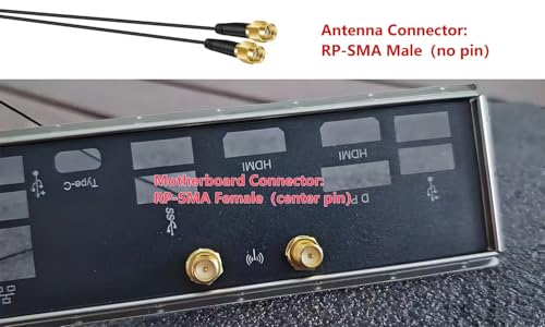 Slinkdsco 6" x 4.72" x 3" SK833 Tri-Band Magnetic Base Antenna