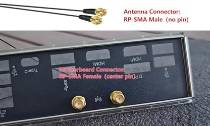 Slinkdsco 6" x 4.72" x 3" SK833 Tri-Band Magnetic Base Antenna