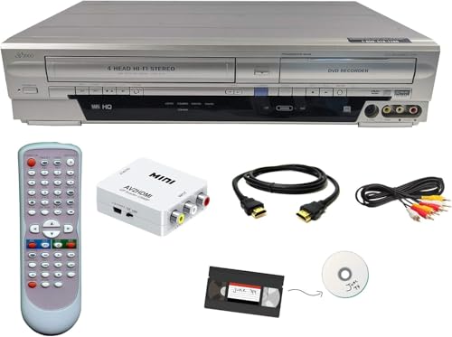 Funai VHS to DVD Recorder VCR Combo 1920 x 1080p HDMI Audio Visual Recording