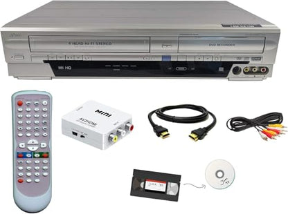 Funai VHS to DVD Recorder VCR Combo 1920 x 1080p HDMI Audio Visual Recording