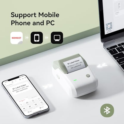 NIIMBOT B1 203×203 DPI Monochrome Portable Label Maker