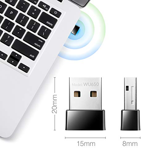 Cudy 650Mbps USB WiFi Adapter WU650 802.11ac Dual Band Wireless Dongle