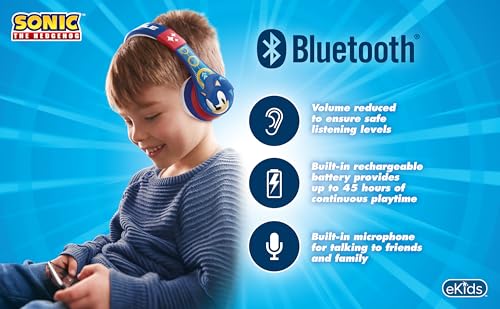 eKids 1.0 Count SO-B52 On-Ear Headphones Blue
