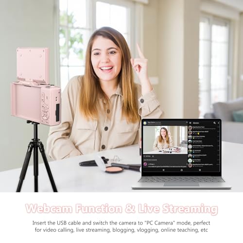 YYKLNYP Compact WD08 64MP 1080p/4K UHD 1/2.5-inch Digital CMOS Camera