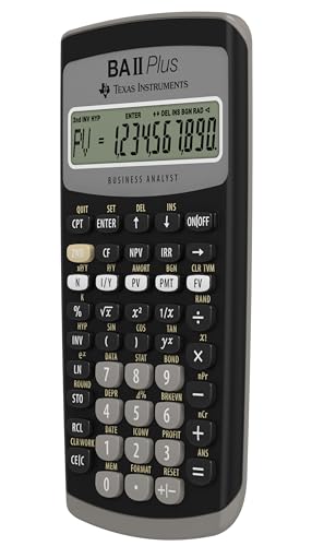 Texas Instruments Medium IIBAPL/TBL/1L1/C Financial Calculator