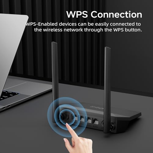 DBIT T1 Pro N300 WiFi Router 300Mbps 2.4GHz Ethernet Wi-Fi Router