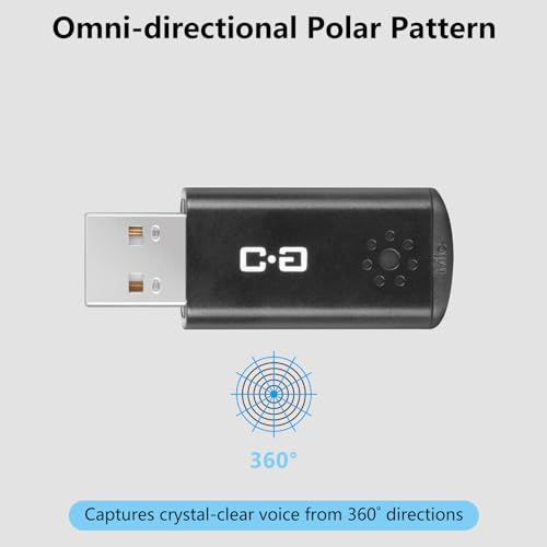 DUNGZDUZ Mini USB Microphone Model CHS-M3 Noise Reduction Omnidirectional 60dB