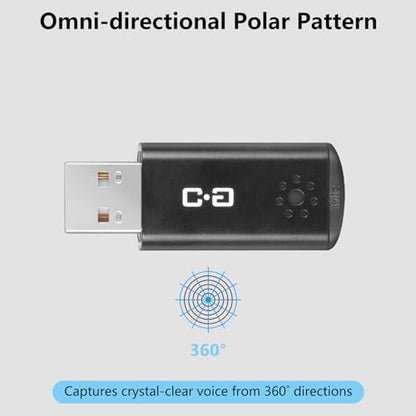 DUNGZDUZ Mini USB Microphone Model CHS-M3 Noise Reduction Omnidirectional 60dB