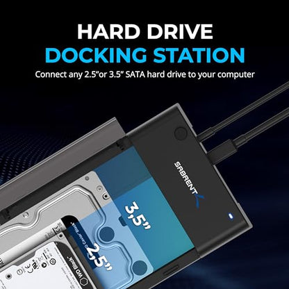 SABRENT 3.5 Inch EC-DFLT USB 3.0 External Hard Drive Docking Station