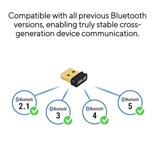 ASUS USB-BT600 USB 2.0 Adapter Bluetooth 6.0 Multi-Device Connection