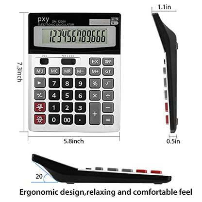 PXY 4.3 Inch 1200V LCD Standard Function Calculator