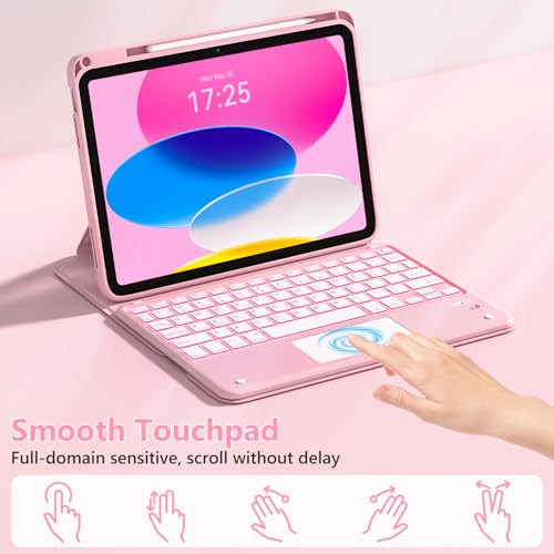 TaIYanG iPad Keyboard Case 11-inch A16 2025 & 10.9-inch 2022 Detachable Wireless Keyboard