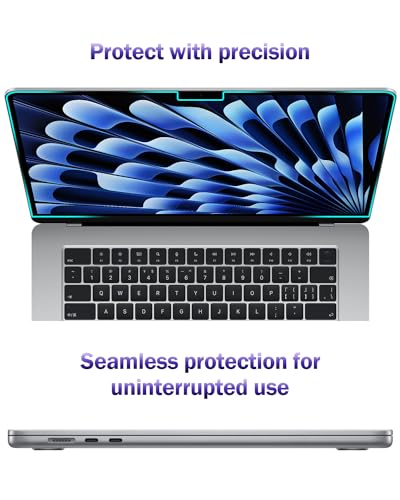 F FORITO MacBook Air 13.6" Anti-Glare Matte Screen Protector Two-Pack