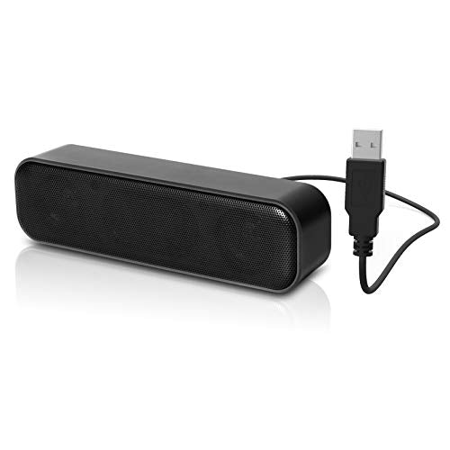 LIELONGREN 8 Inches USB Computer Speaker LLR050AB Stereo 2.0 Sound Multimedia