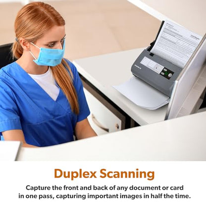 AMBIR 5.83" x 10.36" ImageScan Pro 820ix 600 dpi Document Scanner