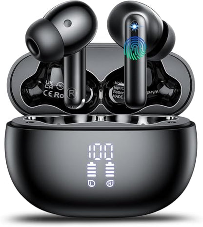 VEKJ Earbuds A68 Pro 165 Languages 42H Bluetooth 5.4 Translation Earphones