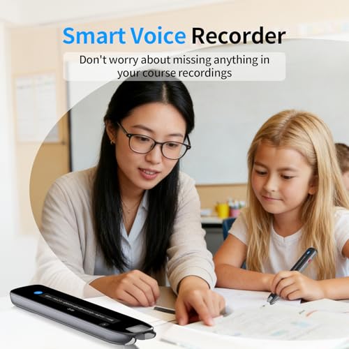 MOIDYOU Scan Translation Pen Bluetooth Wi-Fi 1.29"D x 6.25"W x 0.54"H 2.56 Ounces Office Products