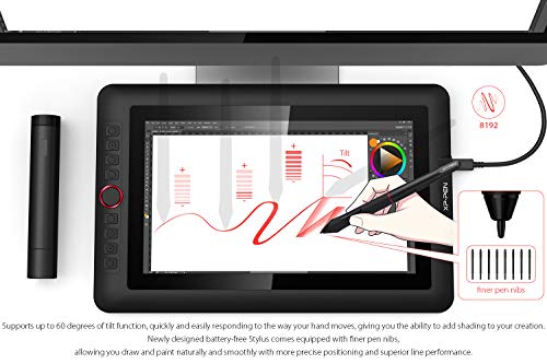 XP-PEN 13.3 Pro Artist Graphics Tablet Display 1920x1080 Portable LED Graphics Tablet