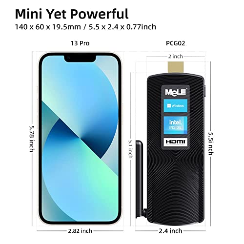 MeLE 0.41kg PCG02 N100 1920x1080 Stick PC