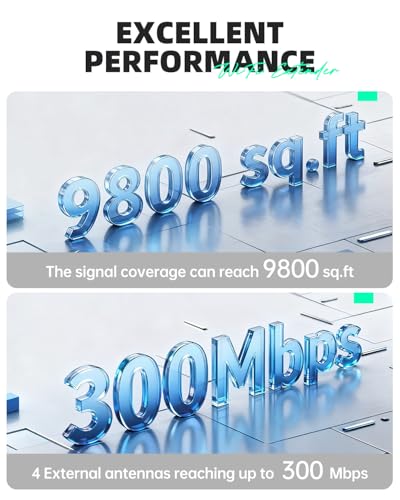BREGINE 4.76" x 4.02" x 3.66" BREGINE-D8 Dual-Band 802.11ac 300Mbps WiFi Extender