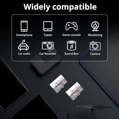Bliksem 128GB TF183 Micro SD Memory Card Class 10 UHS-I with Adapter Dual Pack