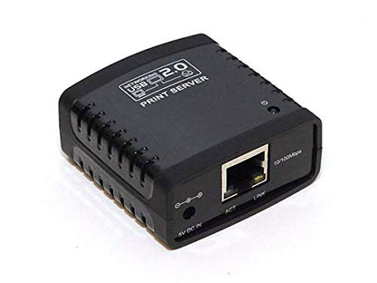 Monoprice 1-Port USB 2.0 Print Server 10Base-T/100Base-T Model 107084