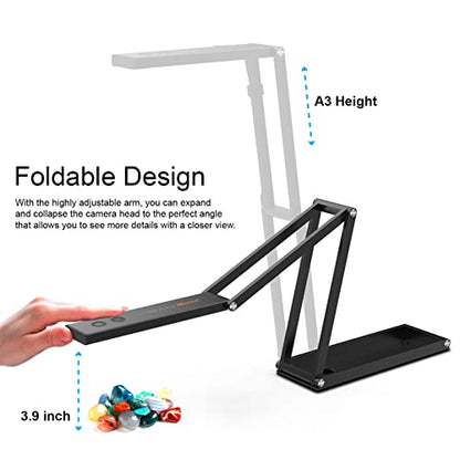VIISAN P4U-Pro 13MP 4K 2-Inch Document Camera USB Visualizer