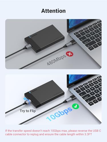 UGREEN 3-Pack USB to USB C Adapter Model US701, 10Gbps Data Transfer, USB Type A Connector