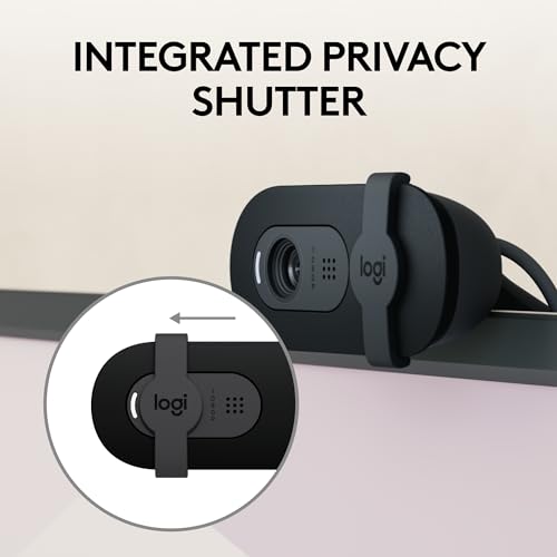 Logitech BRIO 100 1080p Webcam USB-A Black
