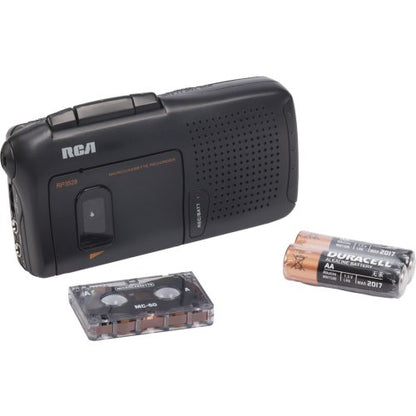 RCA 2 Inches RP3528 4 GB Micro-Cassette Voice Recorder