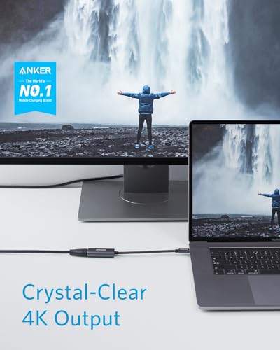 Anker A8312 HDMI™️ Adapter 4K@60Hz 1-Port Aluminum Black