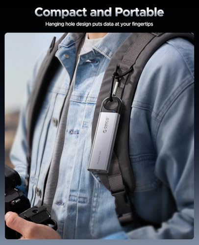 ORICO 1TB External Solid State Drive, USB 3.0, Up to 1050MB/s, Portable Design, C10 Model.