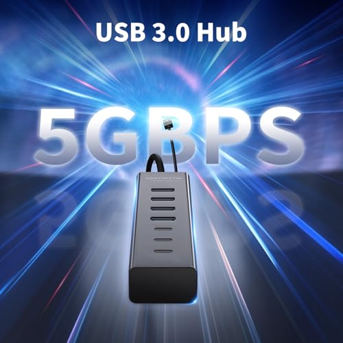ABFCRTTW 4Ft 7-Port USB Hub 3.0 Model HB436