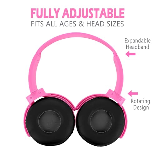 Wensdo HY450 Wired Headphones 2-Pack for Students, On-Ear Student Headset for Educational Use