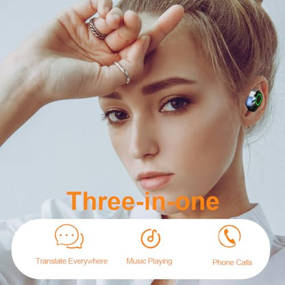 ENGFYADSY YD03 Wireless Real-Time Translator Earbuds Bluetooth 5.2
