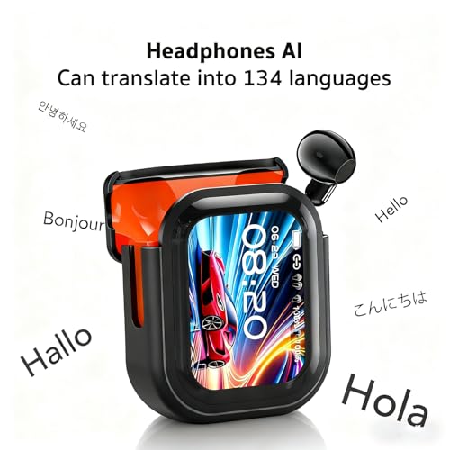 QYGCKJ HTC NE20 Wireless Bluetooth 6.0 Earbuds Active Noise Cancellation 8 Hours Battery Life